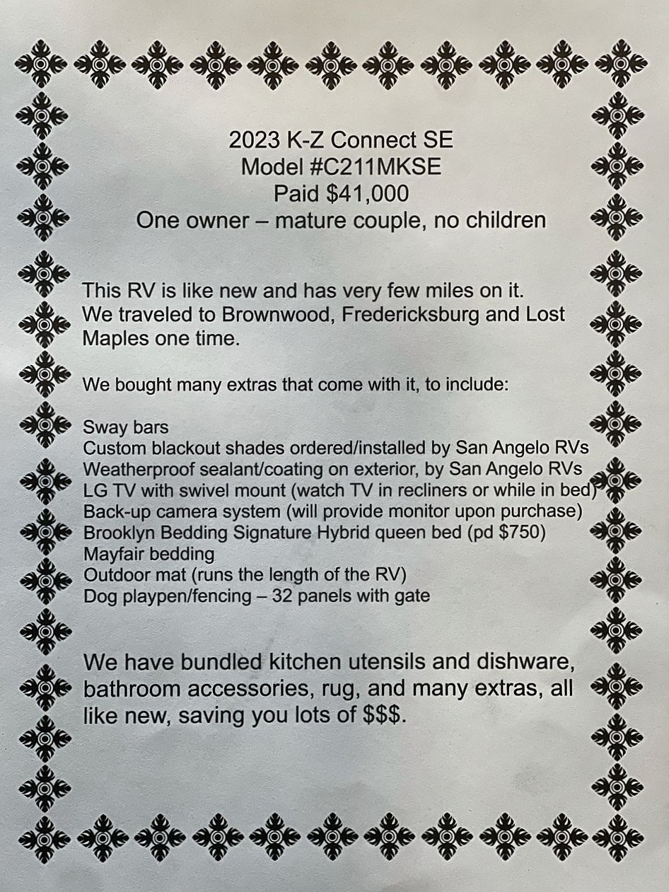 2023 KZ CONNECT SE C211MKSE