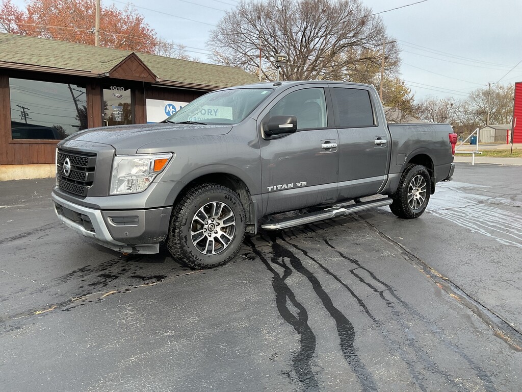 2020 Nissan TITAN Located at Motory Group Joplin light-box-slides