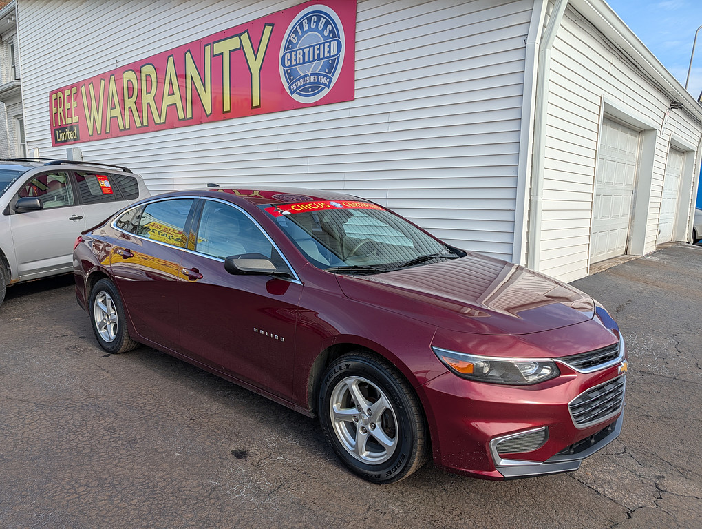 2016 Chevrolet MALIBU LS 1LS Located at Circus Auto Sales light-box-slides