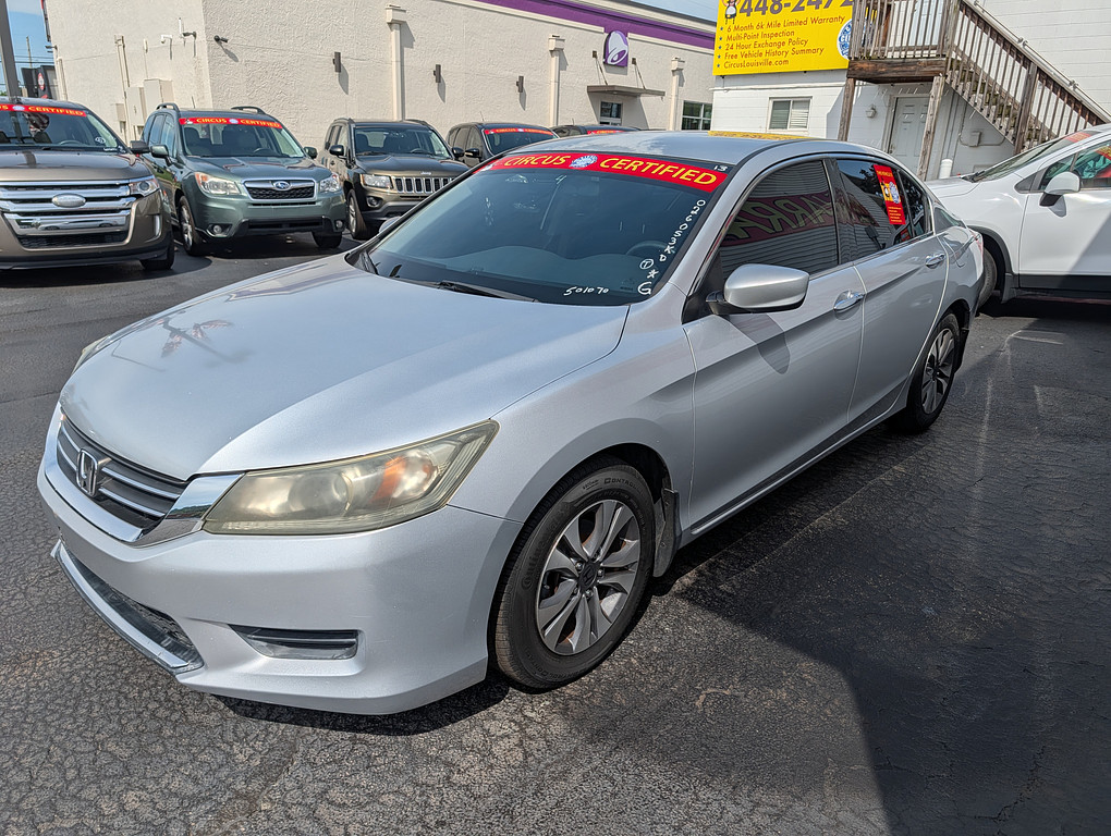 2013 Honda ACCORD LX Located at Circus Auto Sales light-box-slides