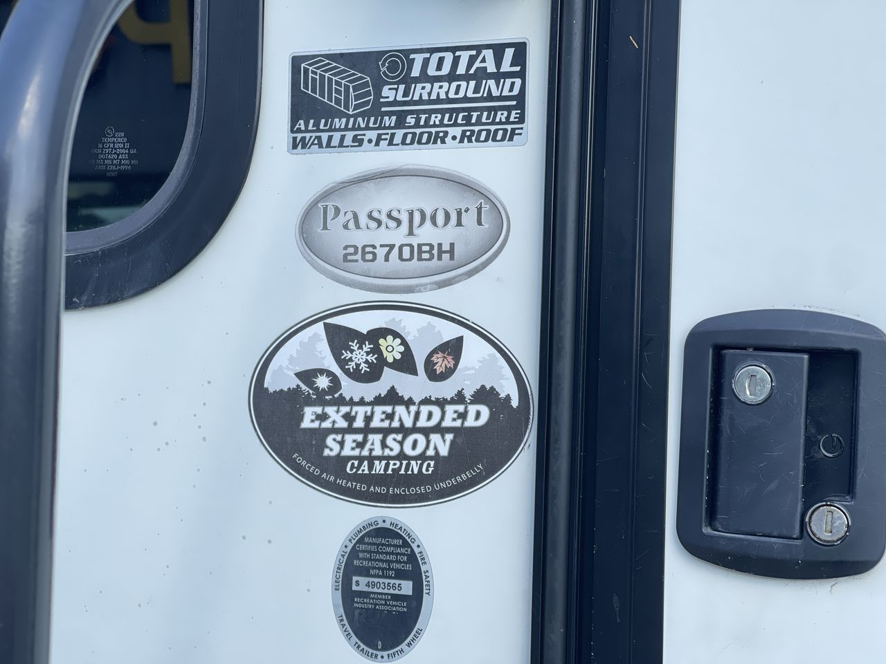 2018 KEYSTONE PASSPORT 2670BH