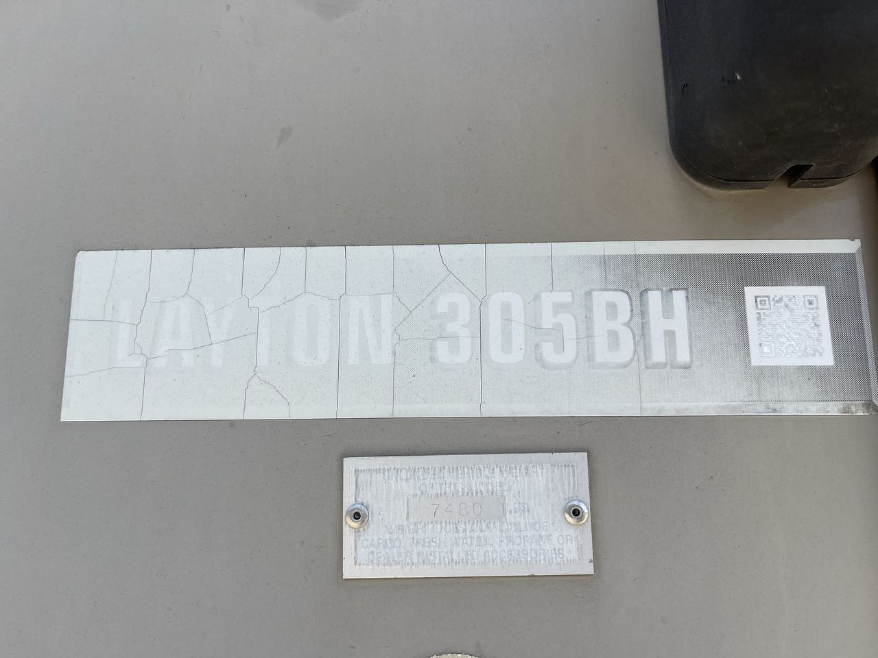 2016 LAYTON 305BH
