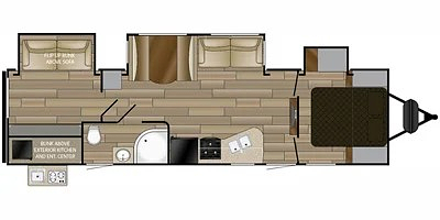 2017 CRUISER RV FUN FINDER 316BHWS