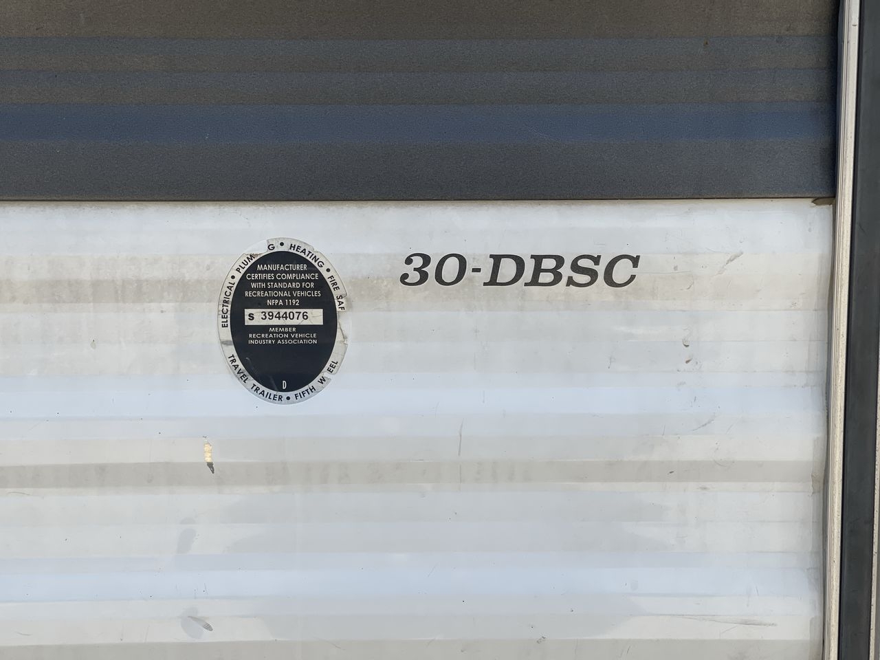 2016 PALOMINO PUMA 30DBSC