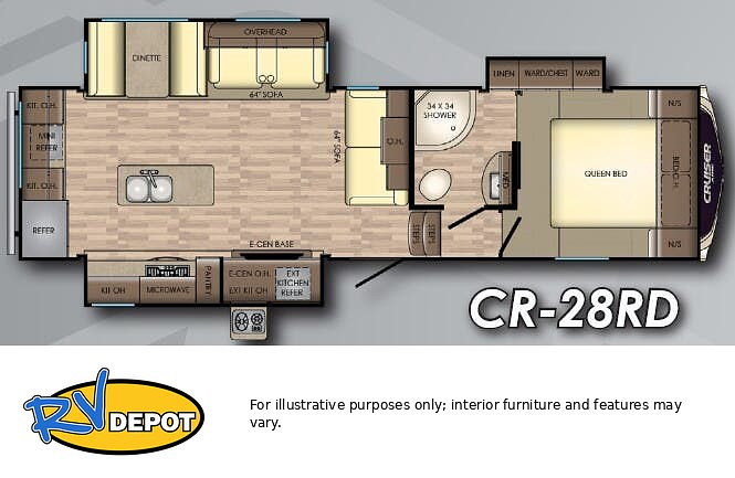 2018 CROSSROADS RV CRUISER AIRE 28RD