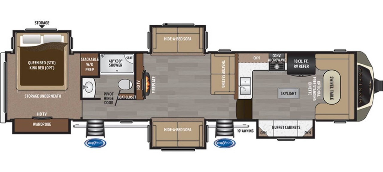 2018 KEYSTONE MONTANA 3820FK