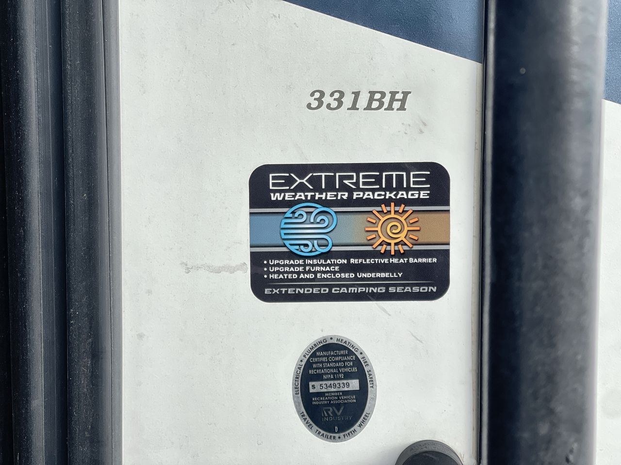 2019 SUNSET TRAIL 331BH