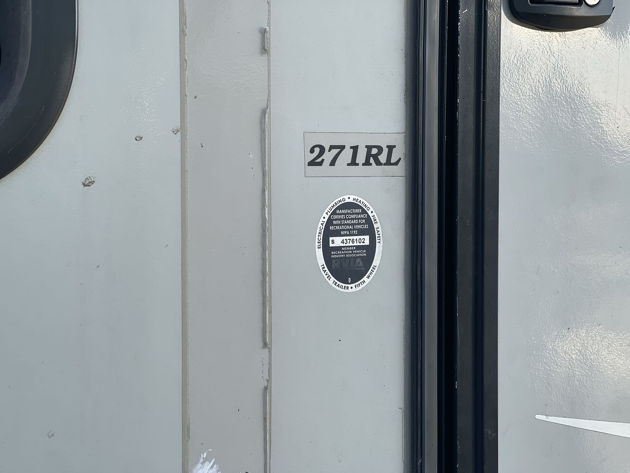 2017 SUNSET TRAIL 271RL