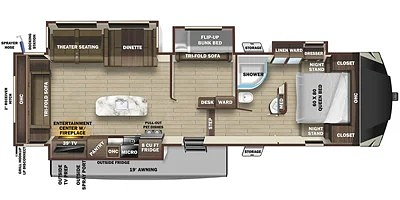 2020 HIGHLAND RIDGE MESA RIDGE 335MBH