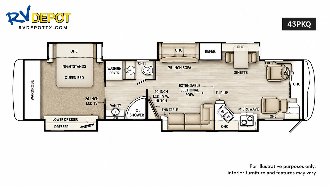 2011 HOLIDAY RAMBLER ENDEAVOR 43PDS