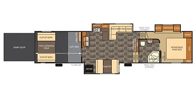 2015 FOREST RIVER VENGEANCE 378V