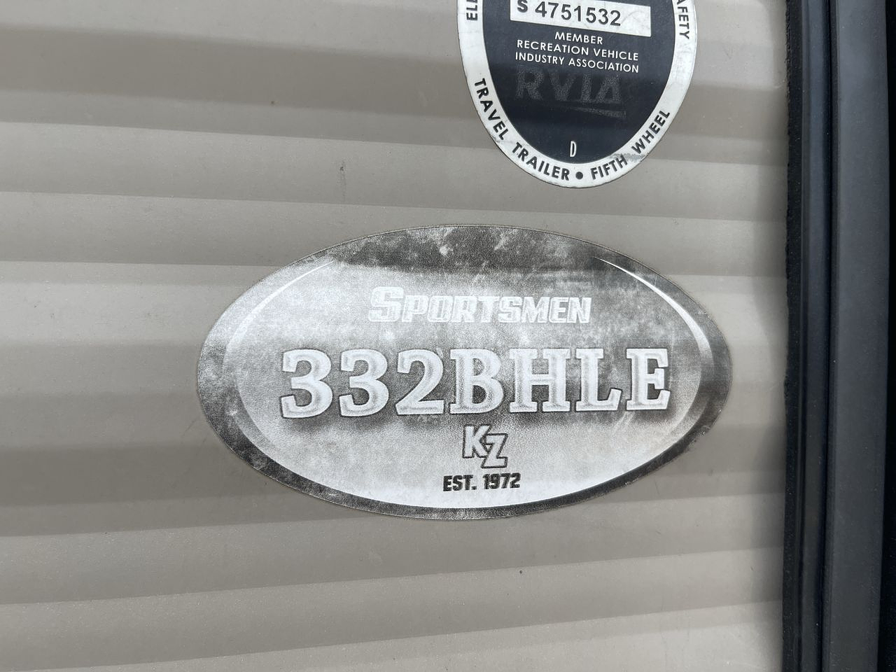 2018 K-Z SPORTSMEN 332BH