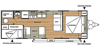 2015 SALEM CRUISE LITE 261BHXL