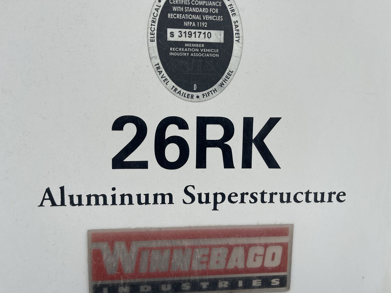 2013 WINNEBAGO ONE 26RK