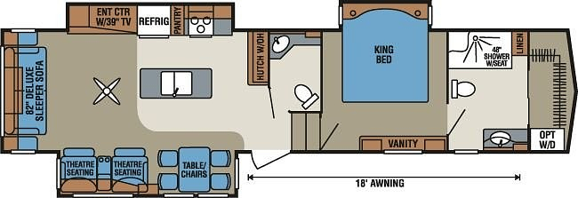 2015 KZ DURANGO 370RLT