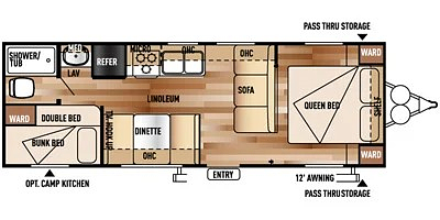 2016 WILDWOOD X-LITE 261BHXL