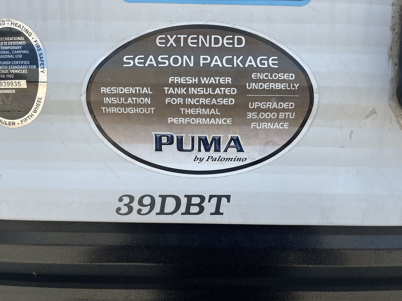 2024 PALOMINO PUMA 39DBT