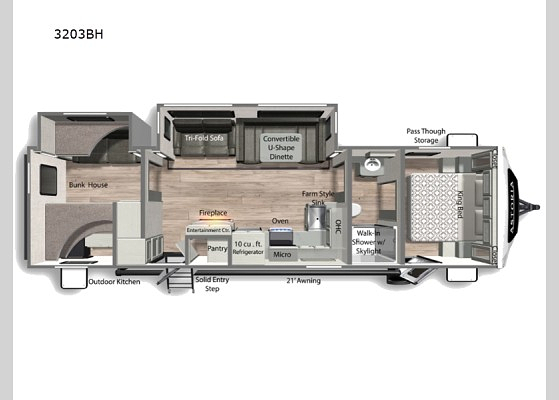 2021 KEYSTONE ASTORIA 3203BH