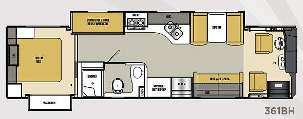 2015 COACHMEN SPORTSCOACH 361BH