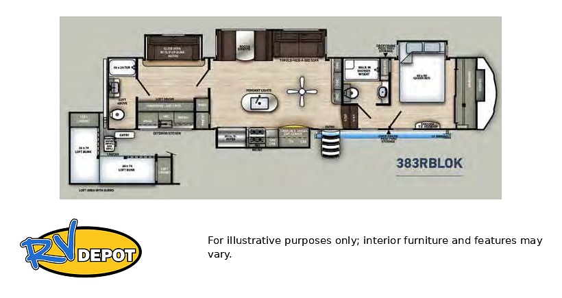 2020 FOREST RIVER SANDPIPER 383RBLOK