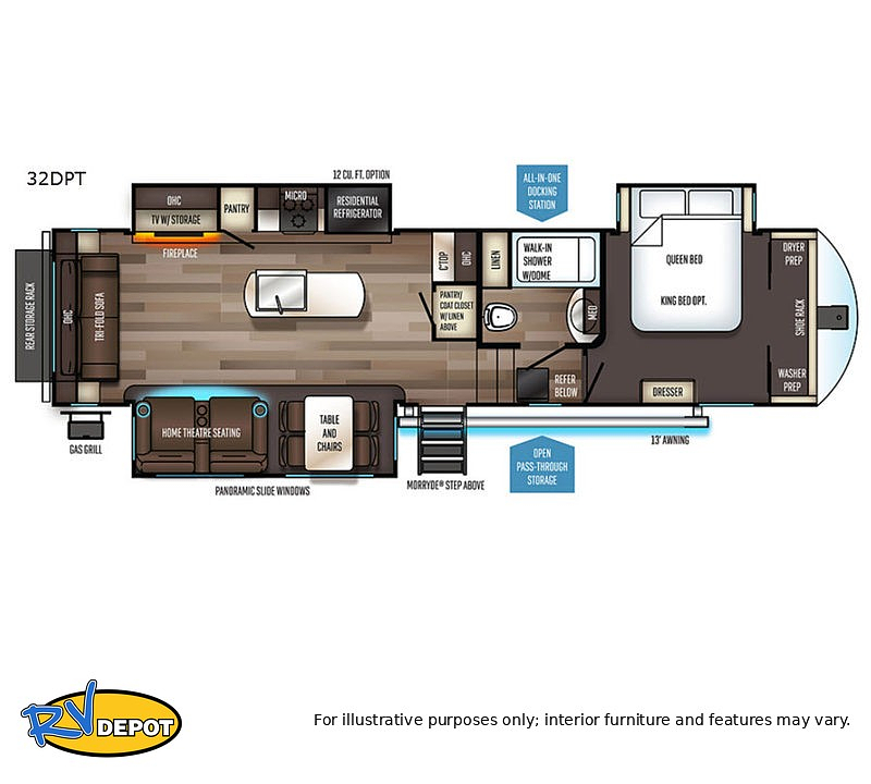 2019 FOREST RIVER SABRE 32DPT