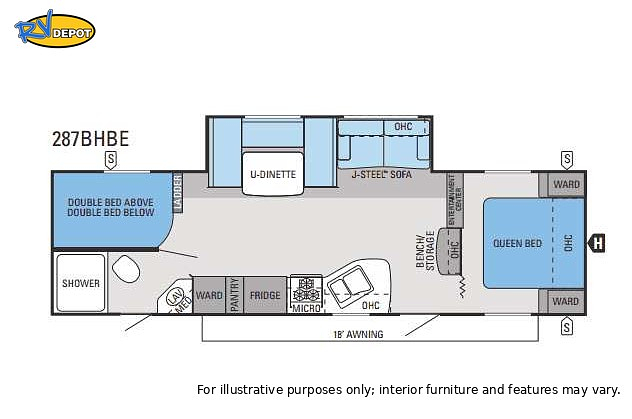 2014 JAYCO JAYFLIGHT 287BHBE