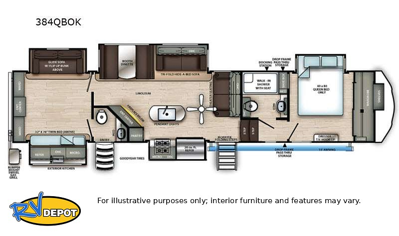 2021 FOREST RIVER SANDPIPER 384QBOK
