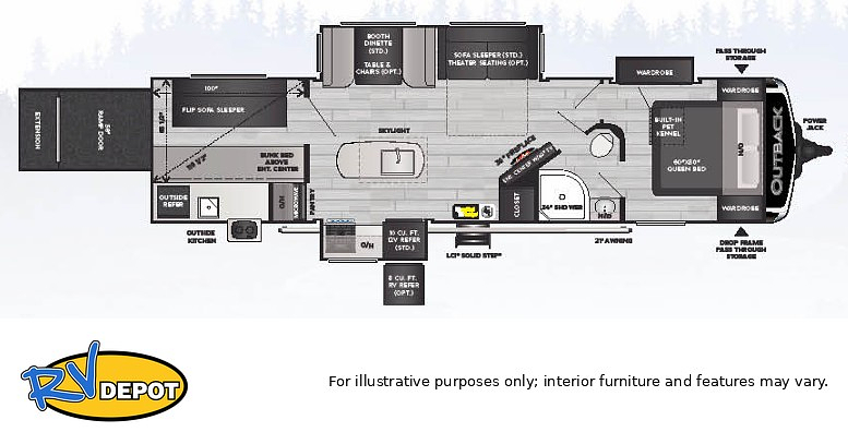 2021 KEYSTONE OUTBACK 335CG