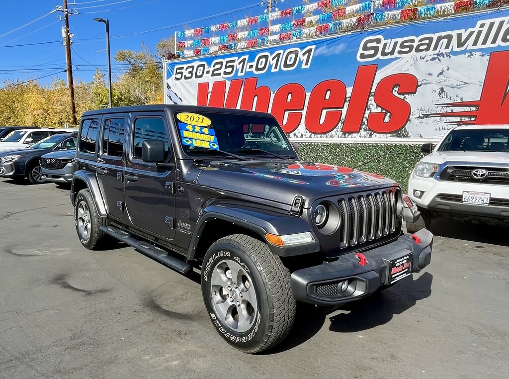 2021 Jeep Wrangler Located at Wheels West light-box-slides