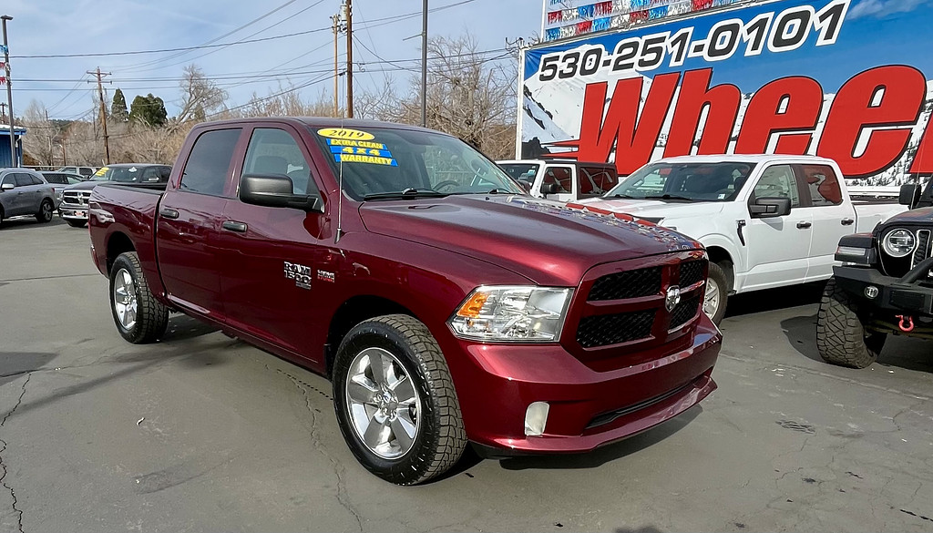 2019 RAM 1500 Classic Crew Cab Located at Wheels West light-box-slides