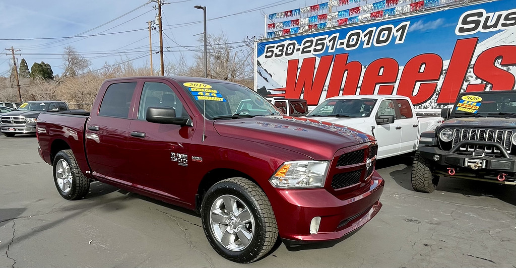 2019 RAM 1500 Classic Crew Cab Located at Wheels West light-box-slides