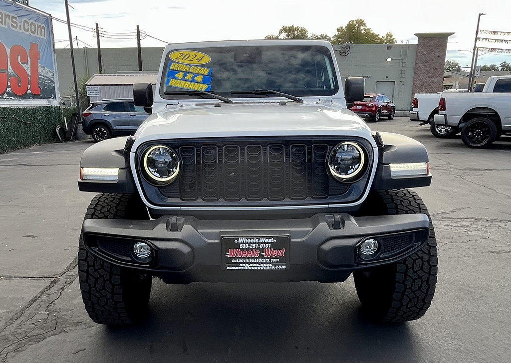2024 Jeep Wrangler Located at Wheels West light-box-slides