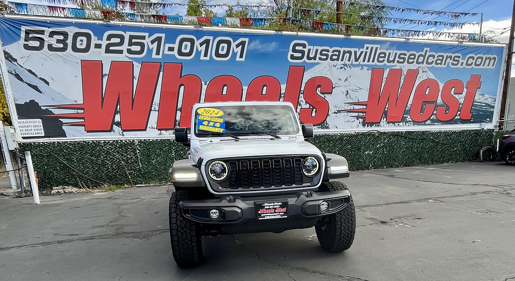 2024 Jeep Wrangler Located at Wheels West light-box-slides