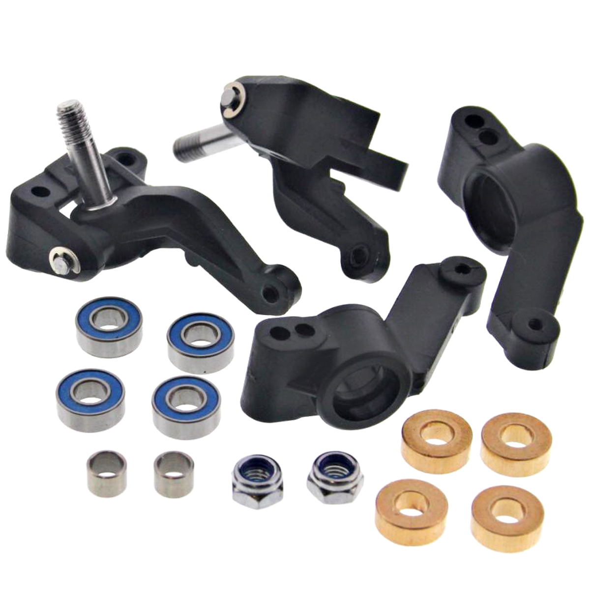 Traxxas 1/10 Nitro Stampede Pro .15 2WD AXLE CARRIERS, CASTER BLOCKS & BEARINGS eBay