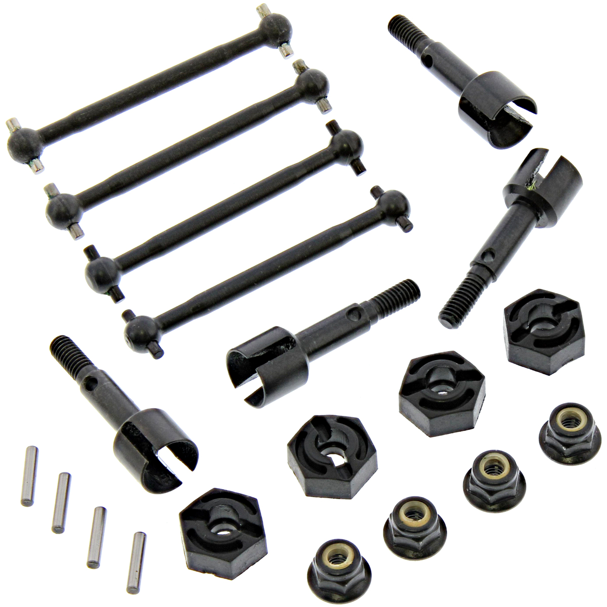 HPI 1/10 RS4 Sport 3 Drift * FRONT & REAR DRIVE SHAFTS, AXLES & WHEEL
