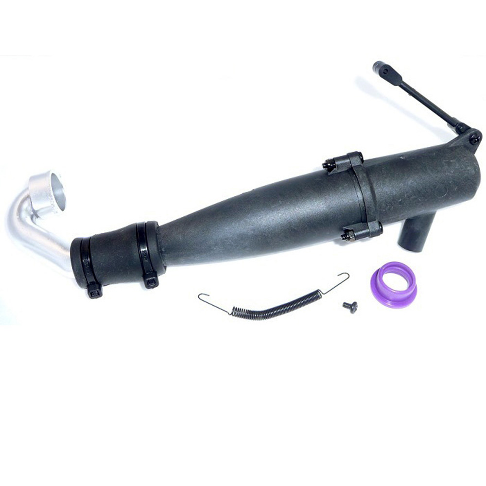 HPI Savage X 4.6 TUNED PIPE & HEADER (Muffler Exhaust Header Engine K4