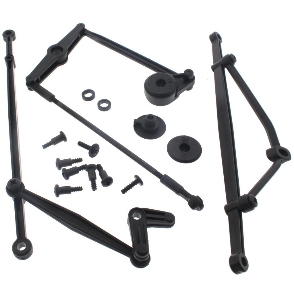 HPI 1/12 Wheely King SERVO SAVER STEERING LINKAGE SUSPENSION ROD SET