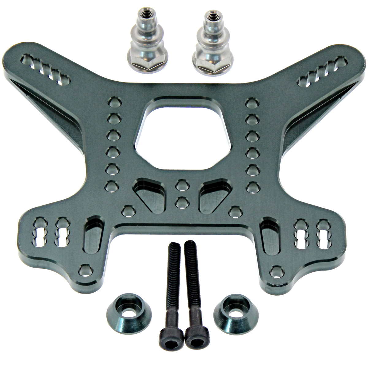 Mugen MBX8 Nitro Buggy * REAR SHOCK TOWER, DAMPER MOUNTS * Aluminum Standoffs eBay