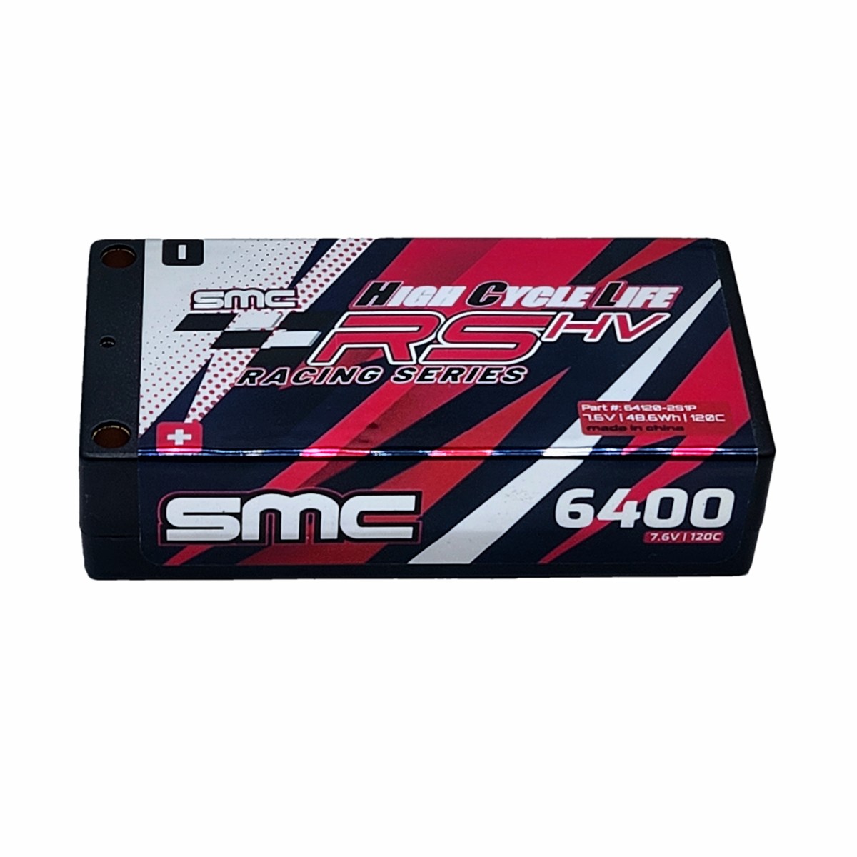 SMC 64120-2S1P - HCL-RS 7.4V Shorty LiPo Battery, 6400mAh 120C w