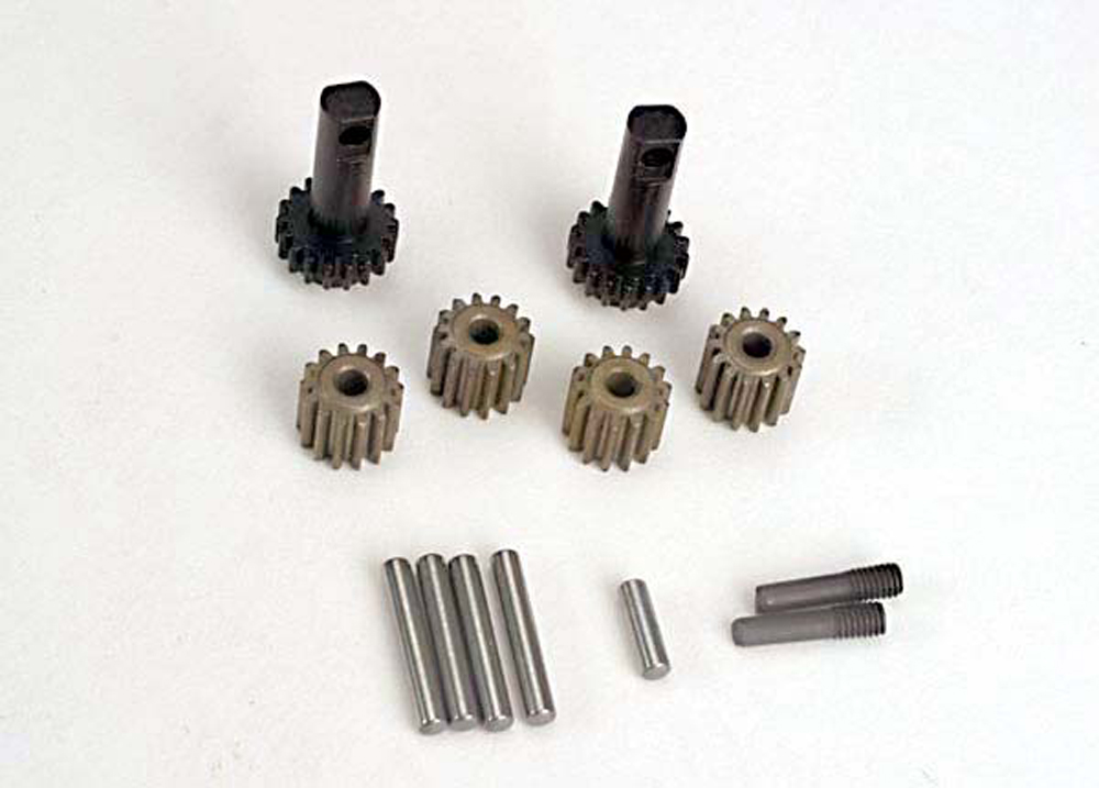 Traxxas 1/10 Slash 2WD * GEARS & SHAFTS HARDENED STEEL * 2382