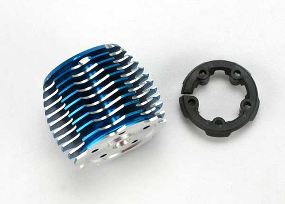 Traxxas 1/10 Nitro Rustler 2WD * Cooling Head, PowerTune & Head