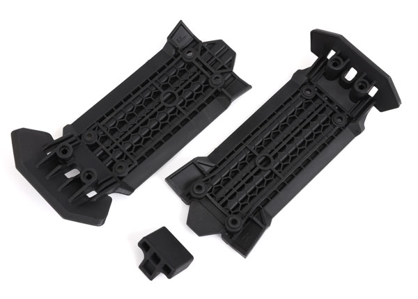 Traxxas 1/6 XRT Ultimate * Front & Rear Skid Plates w/ Rubber
