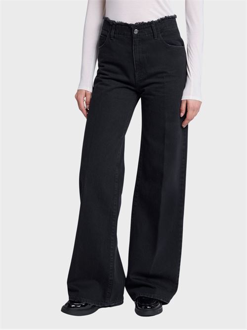 Five pocket flared jeans with fringed waist ANTONELLI FIRENZE | M8158138C999