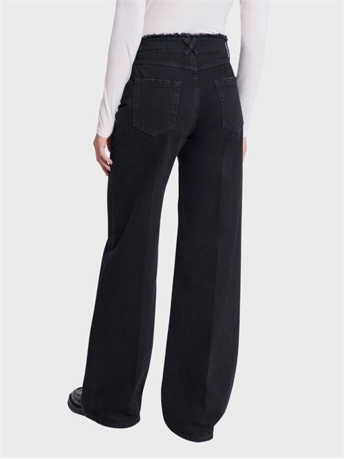 Five pocket flared jeans with fringed waist ANTONELLI FIRENZE | M8158138C999