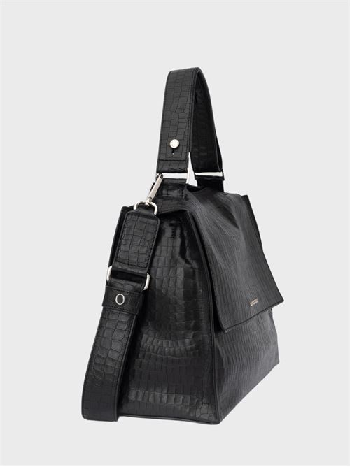 Sveva Medium shoulder bag in croco print nappa ORCIANI | BT2006CCNNER