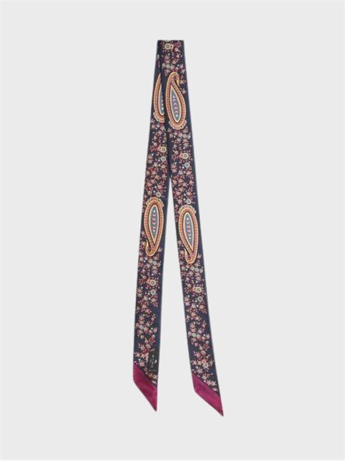 Silk twill scarf with Paisley and floral print ETRO | WATA0011AKA75X0886
