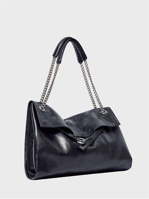 Borsa Venus Gotham Media a spalla in pelle lucida ORCIANI | B02212GOTNER