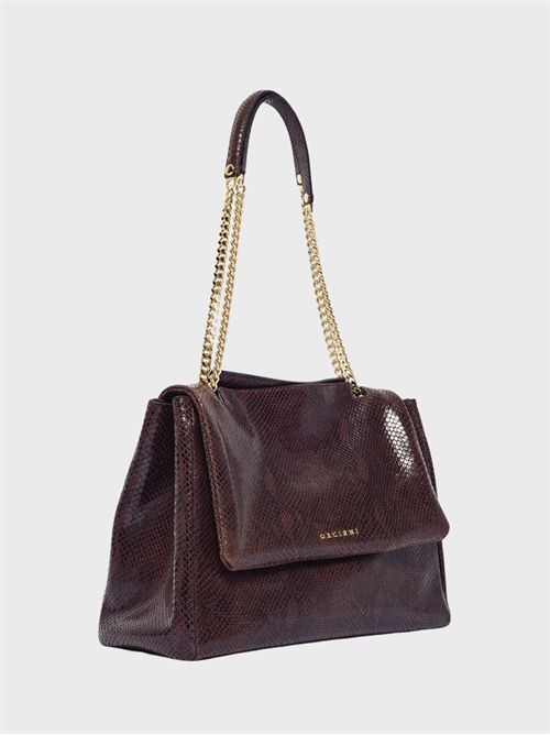 Borsa Sveva Exotic Media in pelle effetto pitone ORCIANI | BC2006EXOCAF