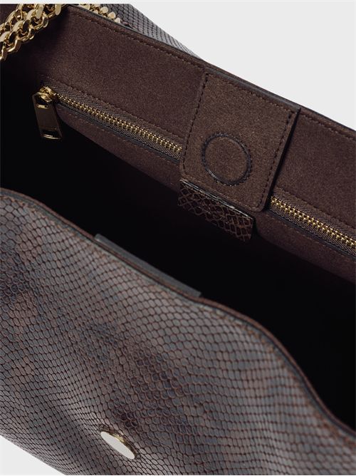 Borsa Sveva Exotic Media in pelle effetto pitone ORCIANI | BC2006EXOCAF