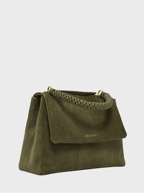 Borsa Sveva Peach Media in suede con tracolla ORCIANI | BT2006PEOBOS